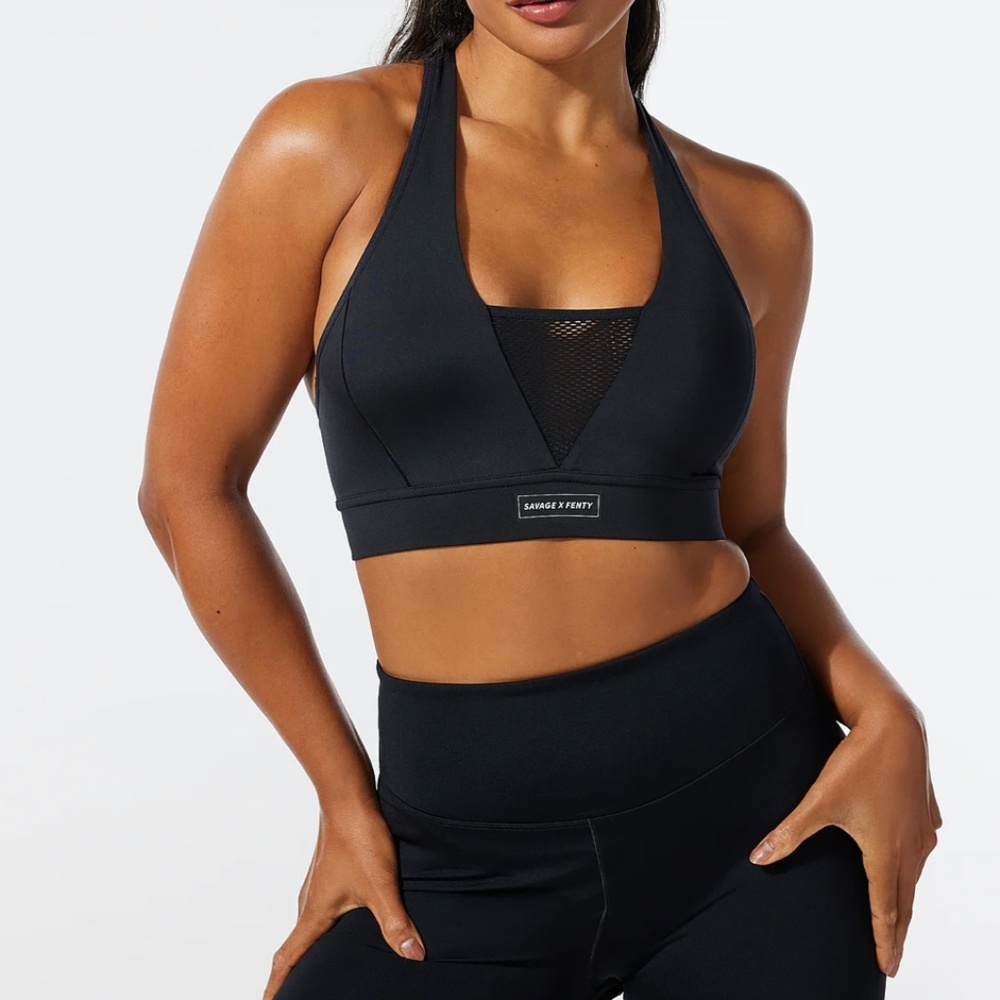 Savage Fenty Black Sports Bra 1x - Picture 2 of 9